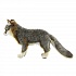 Мягкая игрушка Серая лисица стоящая 40 см  - миниатюра №1